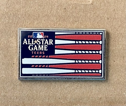 2024 Texas Bat Flag Pin New MLB ASG Red White & Blue Wincraft Co . | eBay