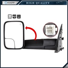 Driver Side Power Heated Tow Mirror For 02-08 Dodge RAM 1500 /03-09 2500 3500