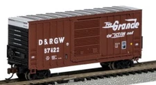 Bachmann 18253 N Denver and Rio Grande Western Hi-Cube Box Car #67422