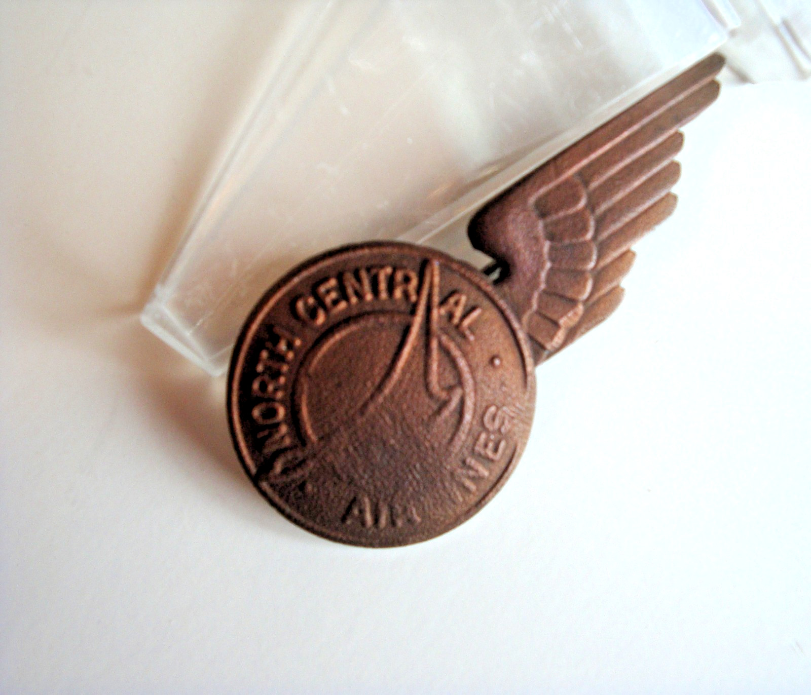 NORTH CENTRAL AIRLINES WING  PIN RARE DELTA