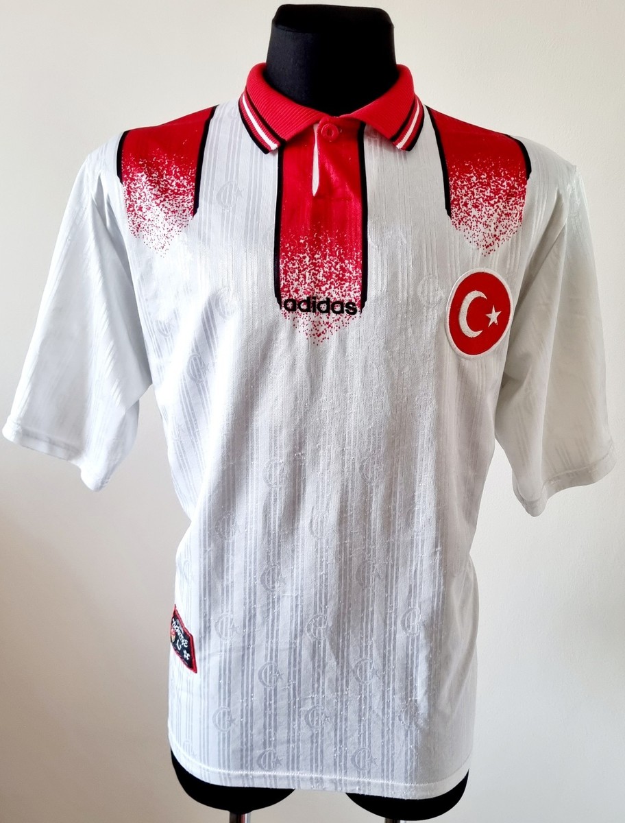 S*s様 Adidas Turkey Away 1996-1998 代表ゲームシ Turkey 1996 - 1998 Away football Adidas shirt size Large | eBay