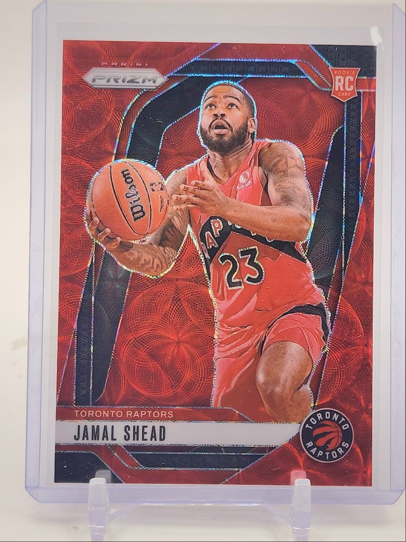 JAMAL SHEAD 2024-25 PANINI PRIZM ROOKIE RED CHOICE SCOPE #241 RC /88 Q1934