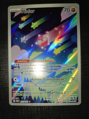 Pokemon Karten MINIOR 201/182 Ita Illustration Rare Holo Temporal Paradox A12