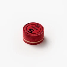 CAIDEN WARRIOR SOFT RED PLAYING TIP "S" 10 LAYER PREMIUM LEATHER NEW SHIPS FREE