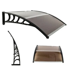 Outdoor Shed Cover Door Window Eaves Garden Shelter Canopy Roof Porch DIY Awning