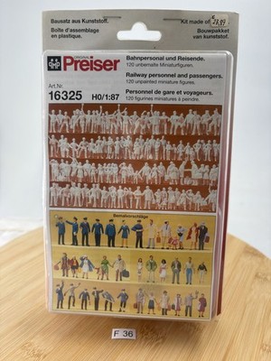 Preiser 16325 Bahnpersonal und Reisende Spur H0 in OVP TOP (F36)