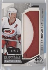 2015-16 SP Game-Used Supreme Relics 12/15 Rod Brind'Amour Brind`Amour Patch 2d8