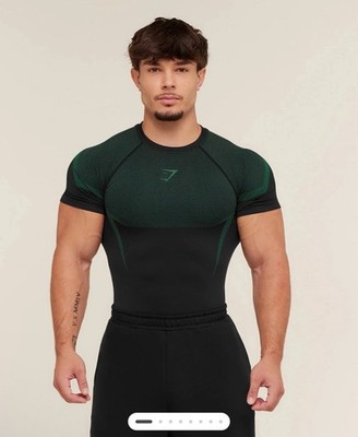 NEW) ONYX GREEN ✓Gymshark Onyx V5 -MEDIUM Muscle T-Shirt | eBay
