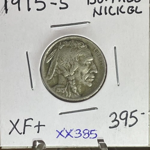 KEY DATE 1915 S BUFFALO NICKEL EXTRA FINE++ CONDITION VERY NICE COIN   XX385