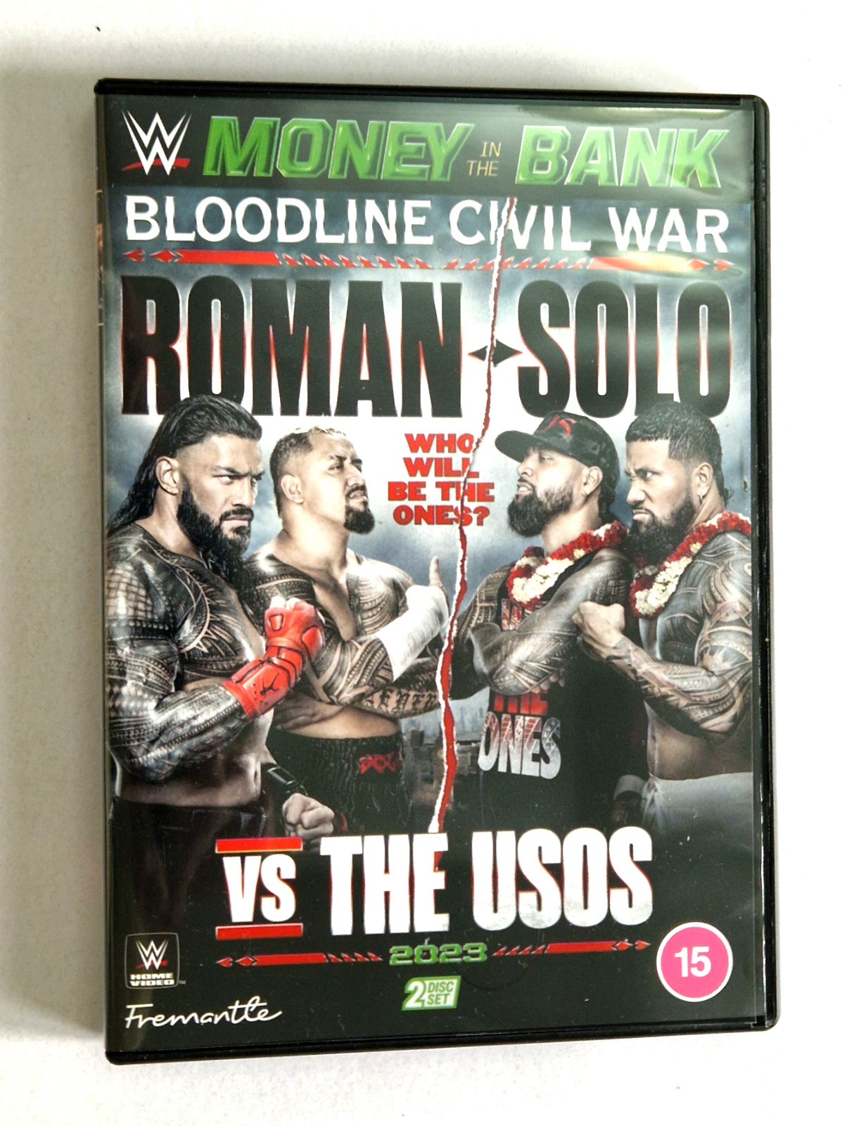 Money in the Bank 2023 Bloodline Civil War DVD WWE Wrestling