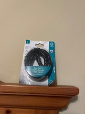 Telephone Extension Cord 25 Feet Long Phone Cable Line Wire - Black By JASCO