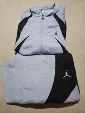 Nike Jordan Sport Jam Track Suit Set XXL Blue Men's Nylon Jacket Joggers FN5848