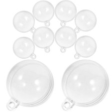 10 Pcs Decorative Balls Aquarium Toys Decorations Floating Clear Fish