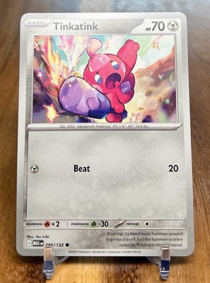 Tinkatink MEG 096/132 Pokémon ME01: Mega Evolution Common EN NM