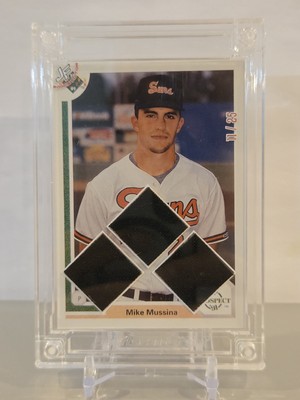 Mike Mussina 1991 Jersey Fusion, Rookie Edition Triple Patch 11/25