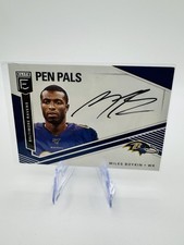 🔥2019 Panini Donruss Elite Pen Pals Miles Boykin #PP-MB Auto Baltimore Ravens🔥