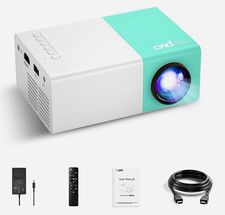 Mini LED Projector Portable Home Theater 1080P HDMI USB for Phone Laptop TV