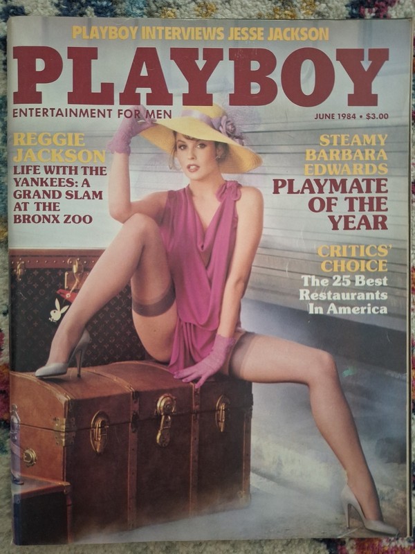 Playboy Magazine June 1984 Vintg Entertainment Men Jesse Jackson Barbara Edwards