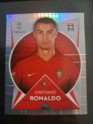 STICKER TOPPS THE ROAD TO UEFA NATIONS LEAGUE FINALS CRISTIANO RONALDO #70 FOIL - Photo 1/4
