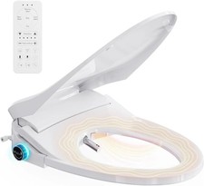 Electric Bidet Toilet Seat Elongated,Heated Smart Bidet Toilet Seat Instant Warm
