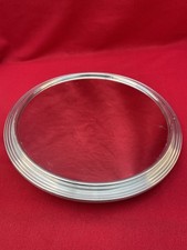 Plateau Miroir Vintage Art Déco  Années 1930–1950  Contour Aluminium