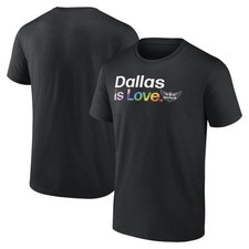 Men's  Black Dallas Wings City Pride T-Shirt