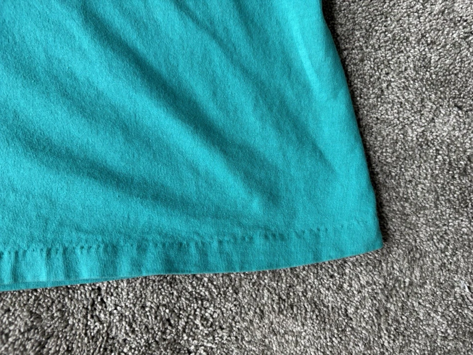 Camisa De Colección Cheers Boston Para Hombres Mediana Verde Azulado Rosa Años 80 EE. UU. Show Promo Camiseta Foto 2 de 4