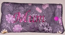 Floral  Mum    fabric  Glasses Spectacle Quilted Case Handmade  Lovely Gift