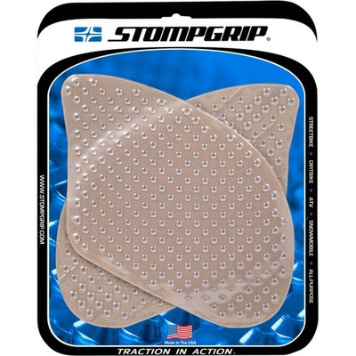 STOMPGRIP Volcano Profile Traction Pad Tank Grips - Clear - 55100055C