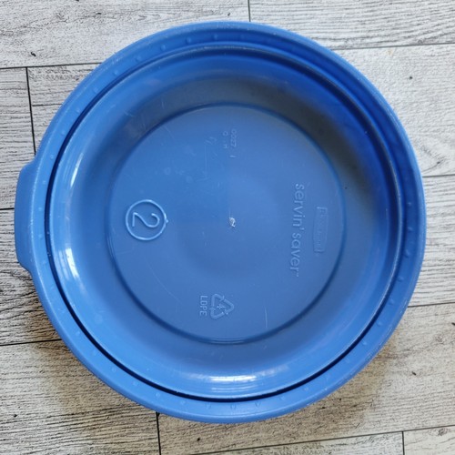 Vintage Rubbermaid Replacement lids lid Servin Saver Almond Round Square Blue - Picture 131 of 148