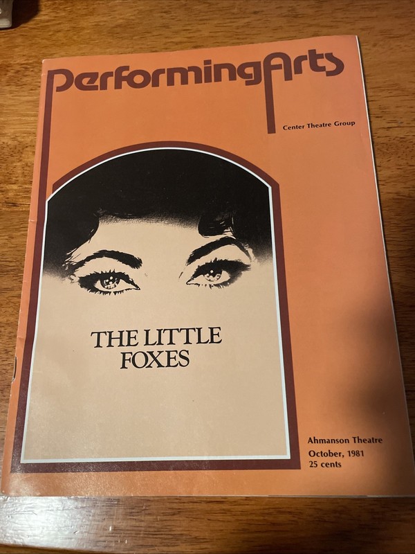 Playbill The Little Foxes