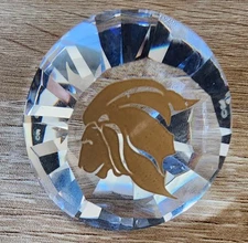 Swarovski SCS Crystal Society Lion Head Paperweight Membership 5135901 no box