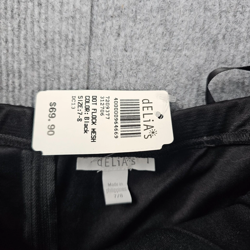 Vestido Delias Vintage Años 90 Para Mujer 7/8 Flock Tul Fiesta Capricho Oscuro Sin Stock Foto 3 de 4