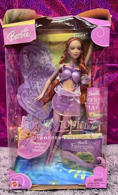 2004 Barbie Fairytopia WONDER FAIRY LENARA DOLL With Jitterwing