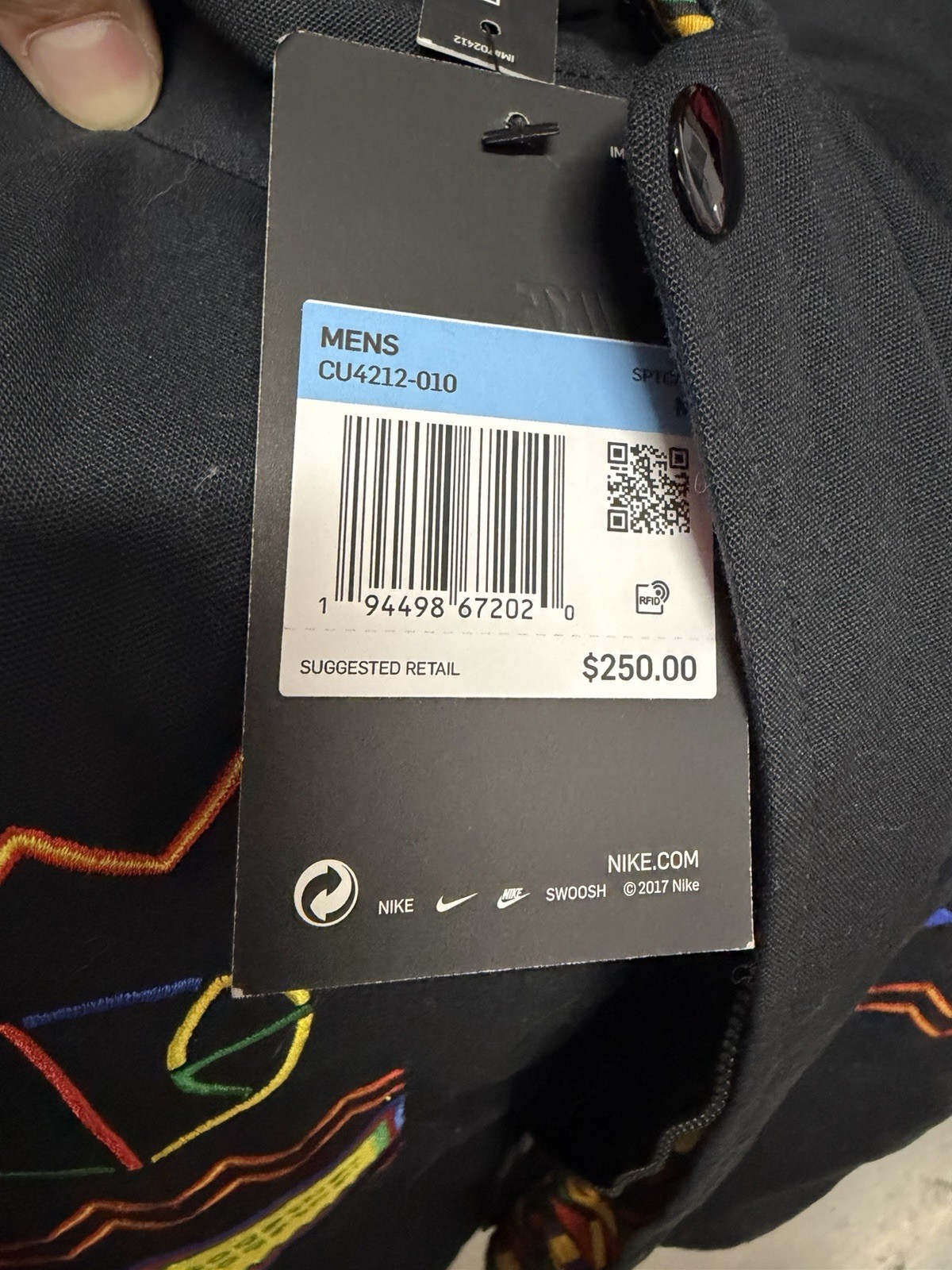 Nike Retro Urban Jungle Jacket Spike Lee Vintage Peace Reissue Medium SOLD OUT image 6