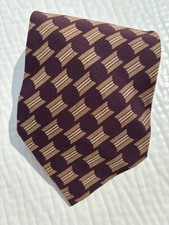 Vintage Giorgio Armani Cravatte Made in Italy Polka Dots Tie Silk Mens Striped