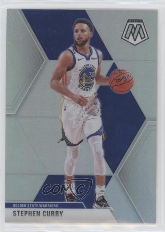 2019-20 Panini Mosaic Silver Prizm Stephen Curry #70 00zd