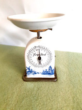 Antique Krupps Ideal Kitchen Scale with Villeroy & Boch Bowl Circa 1930