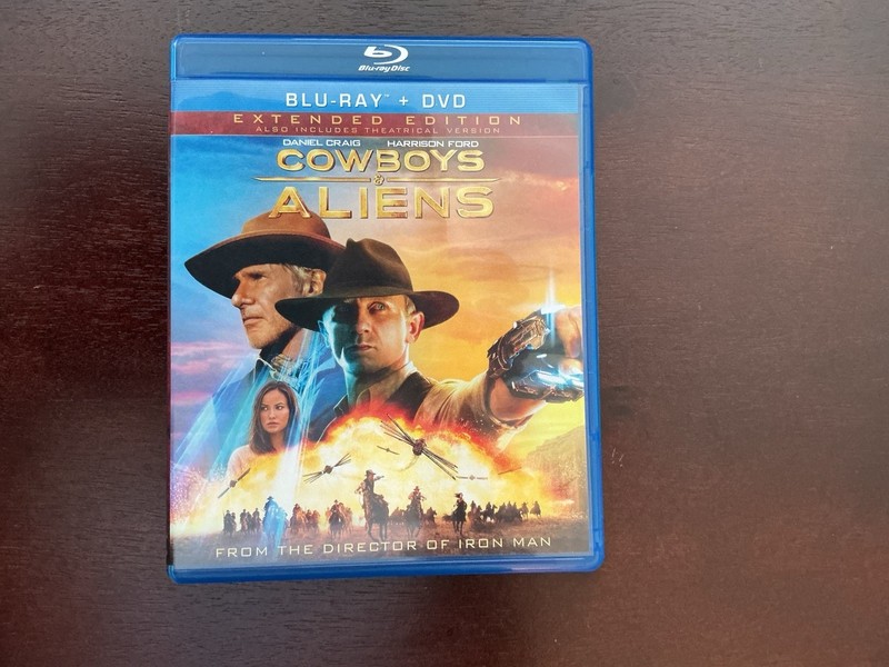 Cowboys and Aliens Bluray DVD Extended Edition
