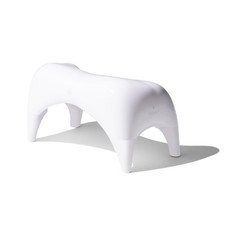 Toilet Stool 9 Inch Tall, White - Elevates Feet for Improved Bowel Health