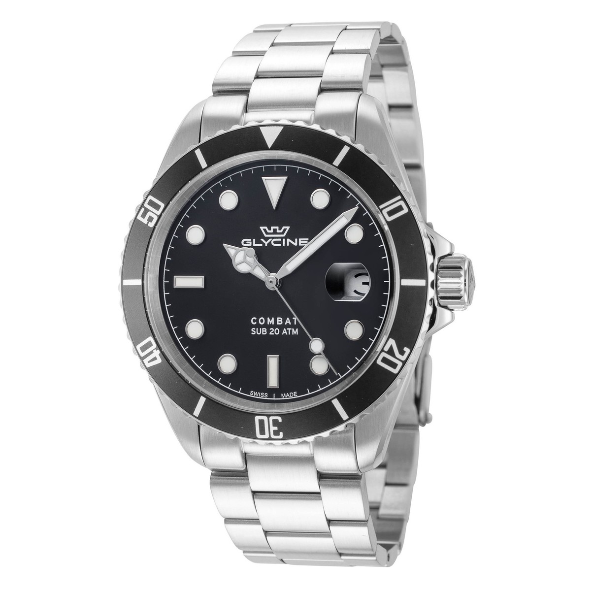 Glycine Men's Combat Quartz 40mm Watch GL1060 | eBay