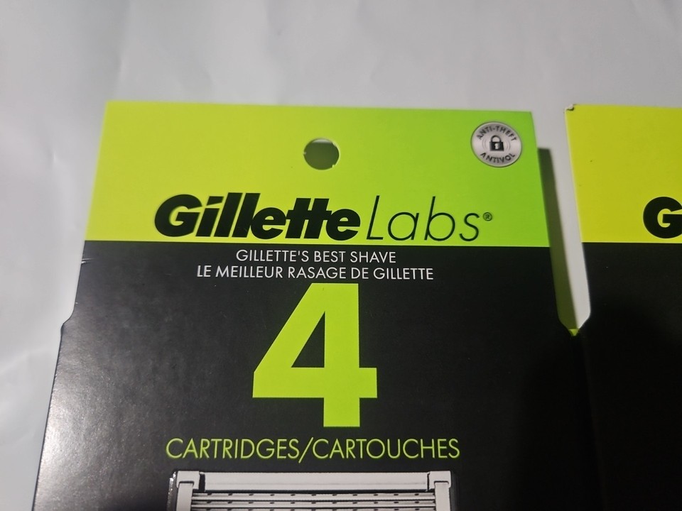 Gillette Labs Men's Razor Blade Refills 2 - 4 - Packs Total - 8 ...