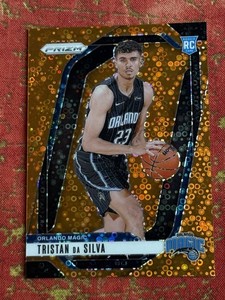 2024-25 Panini Prizm Tristan da Silva Fast Break Orange /125 256 Rookie RC Magic