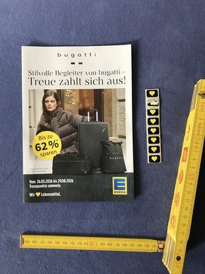 8  x EDEKA Treuepunkte für Bugatti - Top sparen bis 62 %  Gültig  bis 12.09.2026