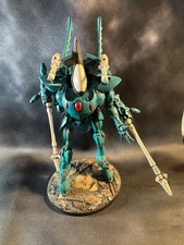 Warhammer 40K Eldar/Aeldari Wraithknight Painted Mymeara Scheme, Custom Base