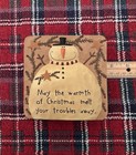 B. Lloyd Blossom Bucket Snowman Christmas Block Figurine — photo 7