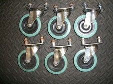 lot de (6) roulettes pivotantes 3"