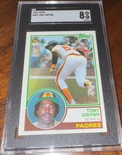 1983 Topps Baseball Tony Gwynn Rookie Card #482 Graded SGC 8 #1054963. rookie card picture