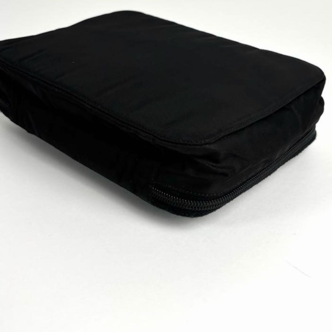 PRADA Makeup Pouch Multi Case Small Items Triangl… - image 10