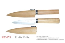 Kanetsune Seki Japan KC-075 Stainless 93mm Cherry Kitchen Cutlery Fruit Knife
